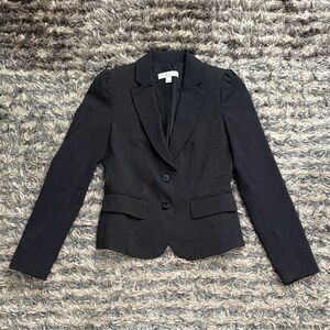 NWOT! New York & Company Classic Striped Black Blazer, Size 0